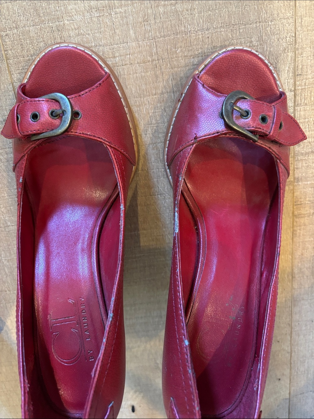 Vintage Chinese laundry heels on up retro - Picture 4 of 6
